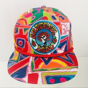 Vtg 90s Grateful Dead Retro San Sun SnapBack Hat